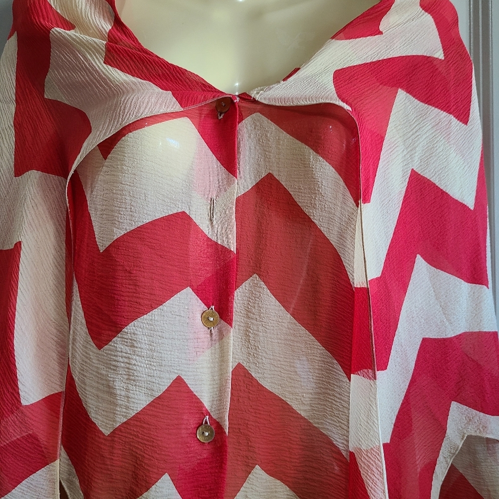 Chanel Sheer Silk Blouse
